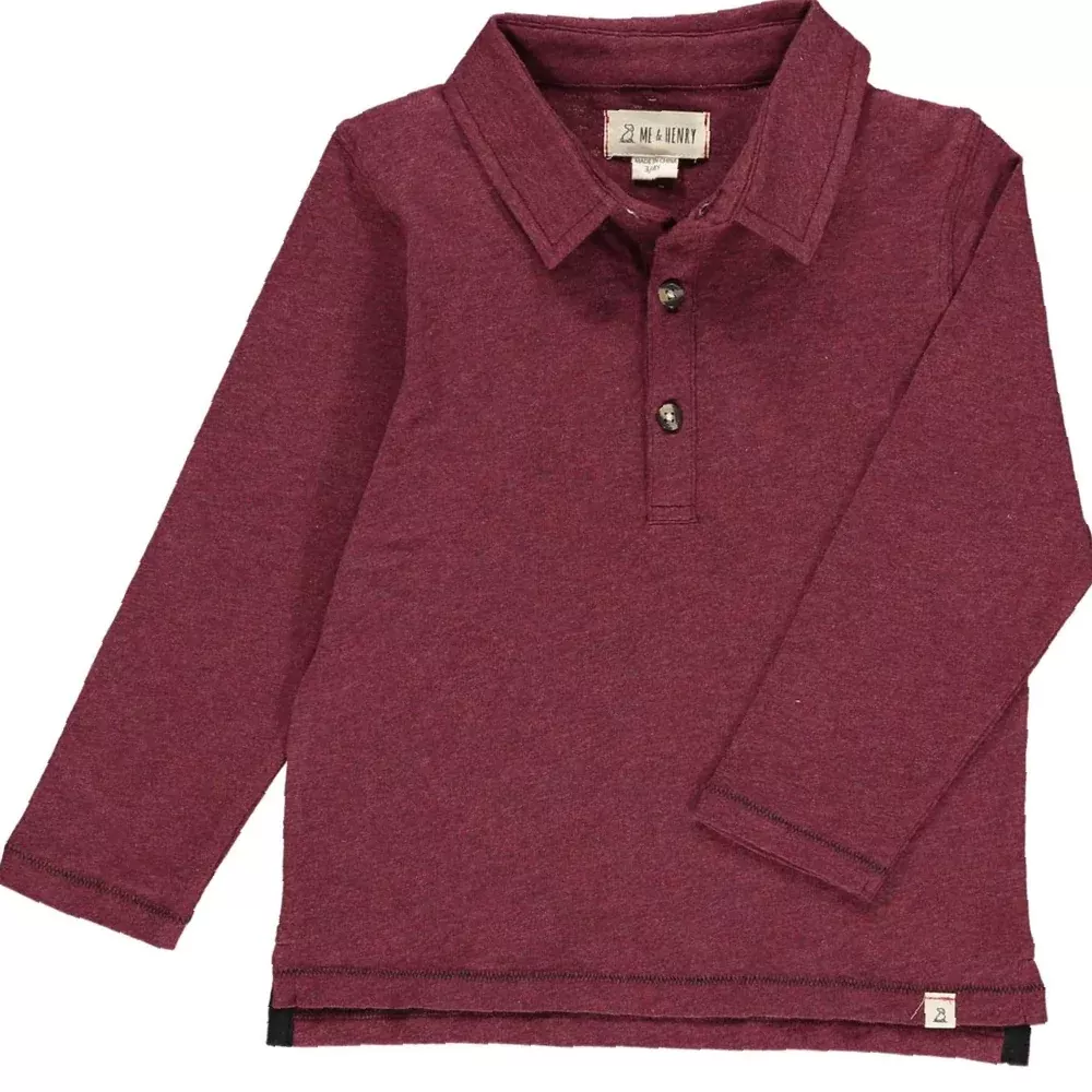 Me & Henry Millington Polo Shirt - Wine