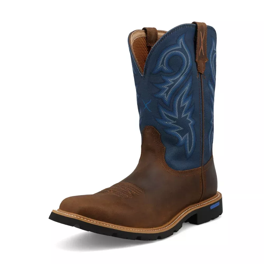 Men’s 11" TECH X™ Rustic Boots Brown/Blue