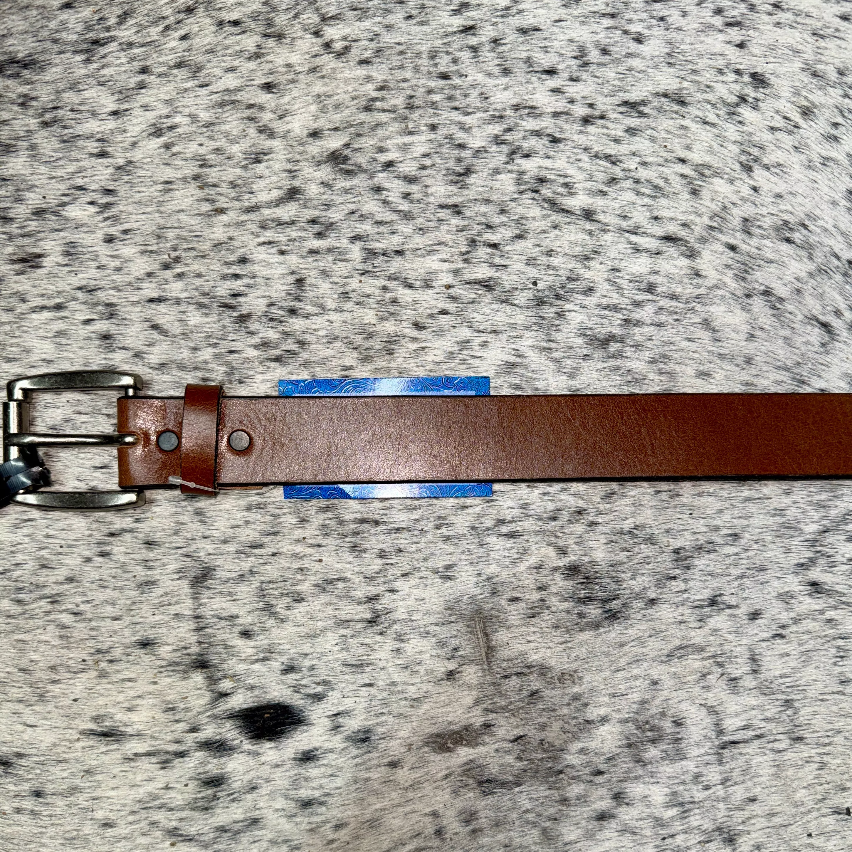 Men’s Basic Brown Leather Belt