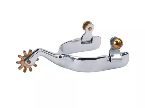 Men’s Weaver Cutting Spurs with Plain Band