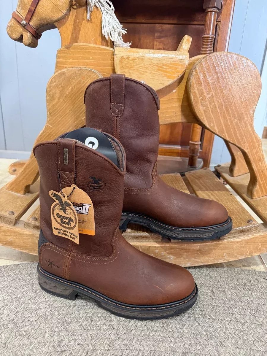 Mens Georgia Boot Carbo-Tec LT Waterproof Pull On BootGB00308