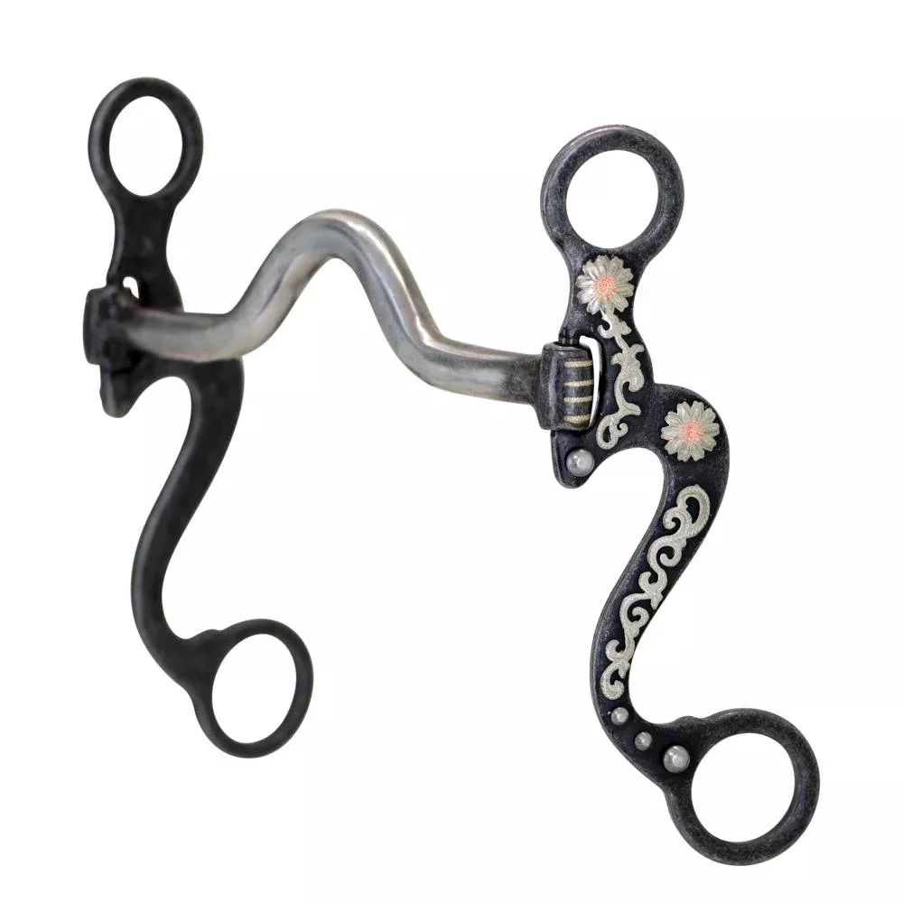 Metalab Daisy Medium Port Shank Pony Bit