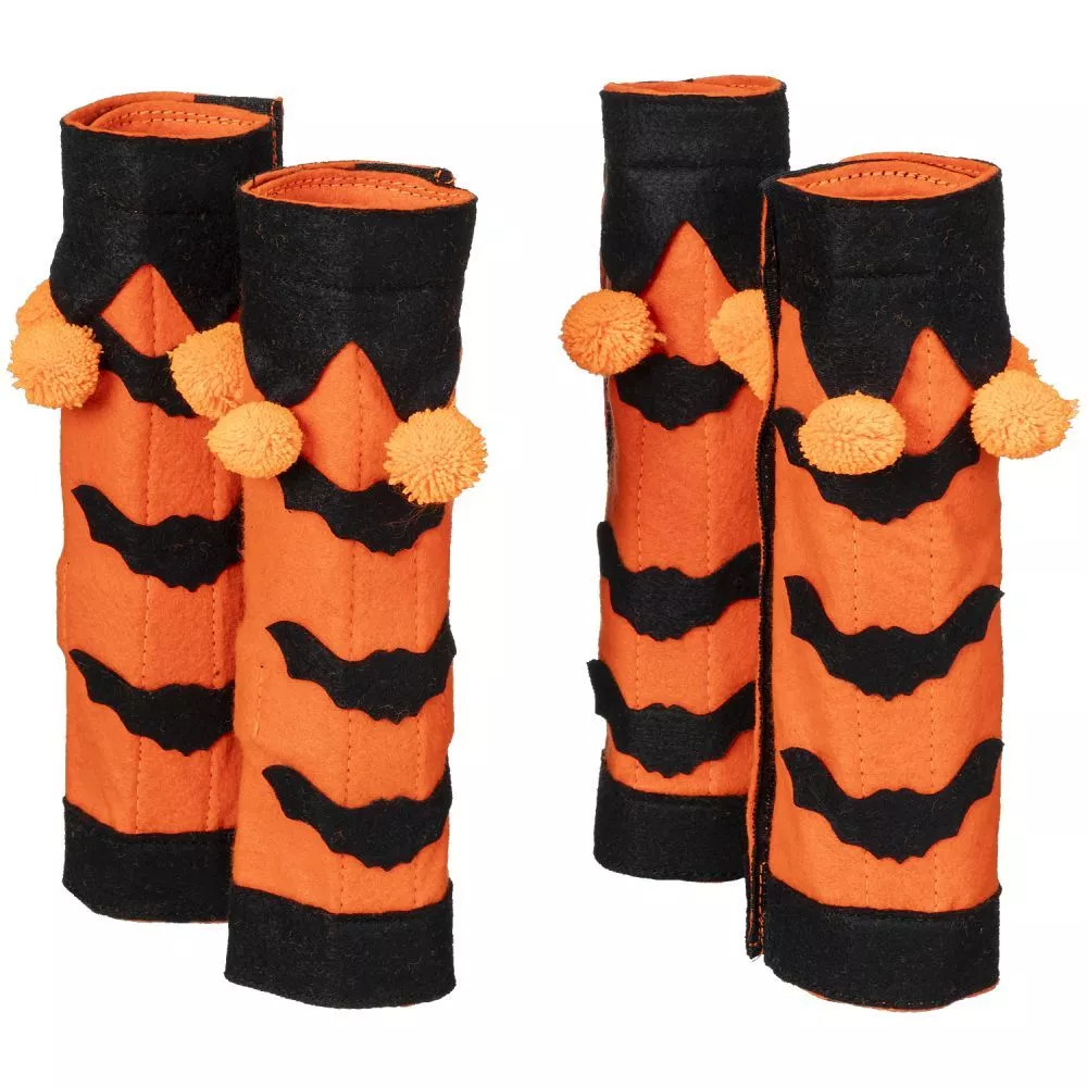 MINI HALLOWEEN LEG WRAPS 4PC