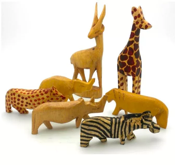 Miniture Wood Animal Set
