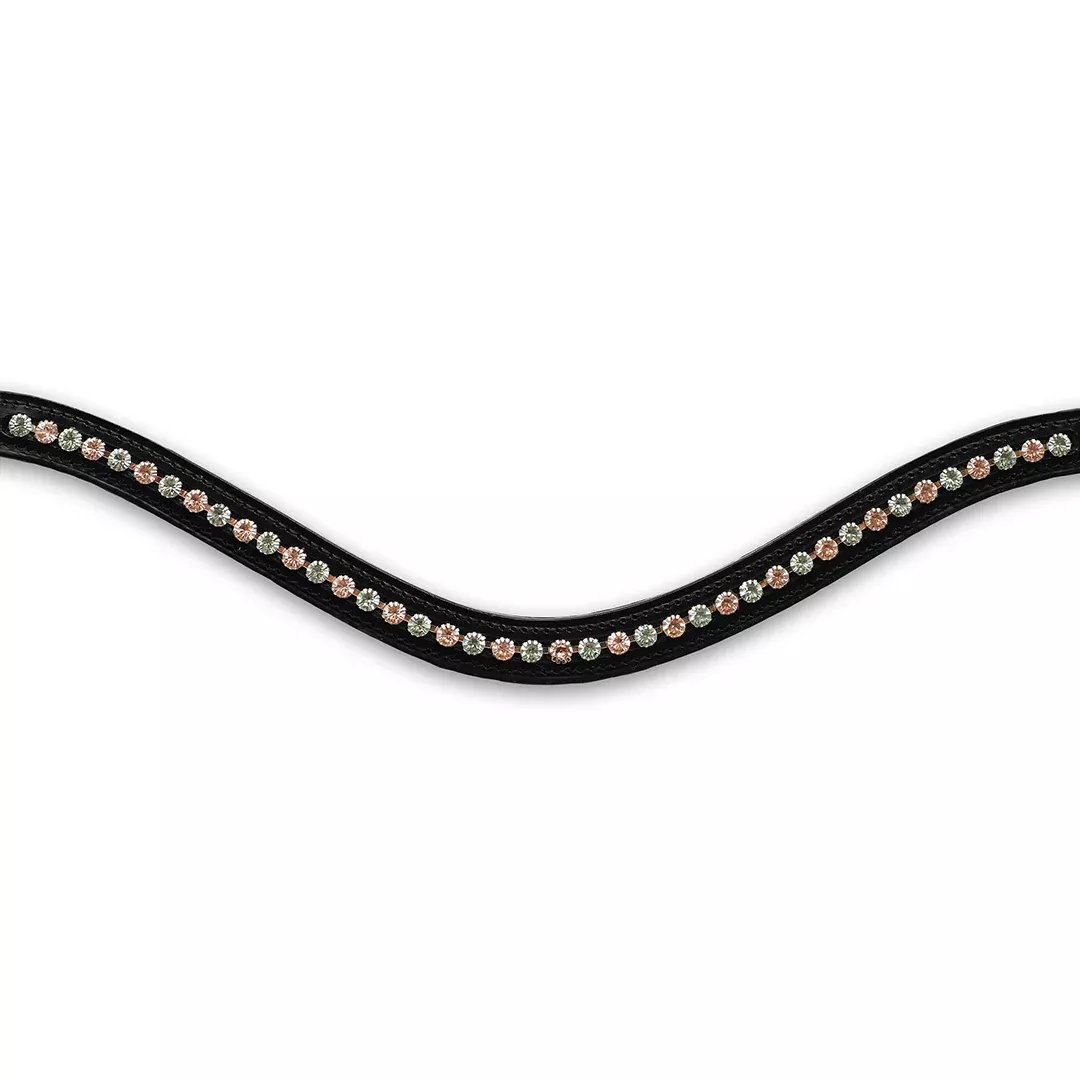 Mint and Gold Browband