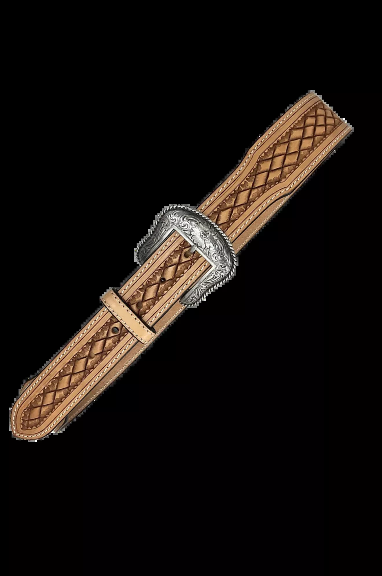 Mns Nocona Large Basketweave Belt