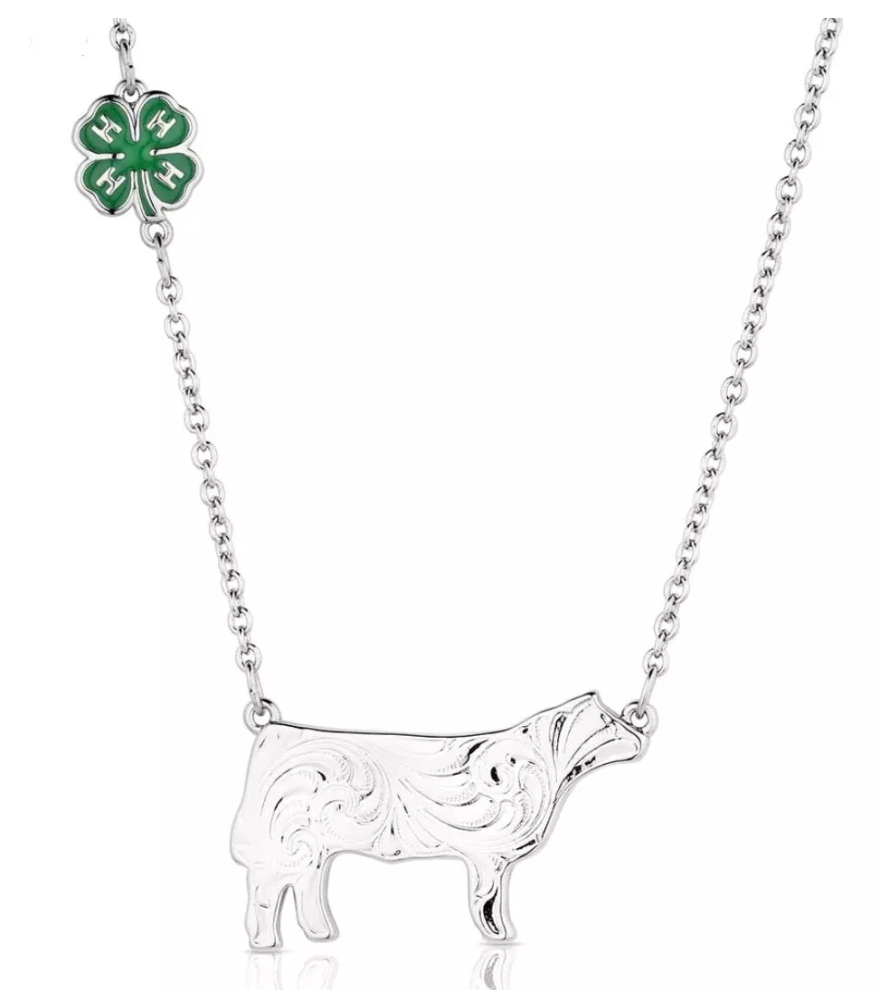 Montana Silversmiths 4-H Steer Showman Necklace