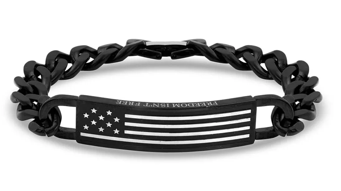 Montana Silversmiths Let Freedom Ring ID Bracelet