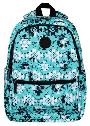 Montana West Turquoise Aztec Backpack