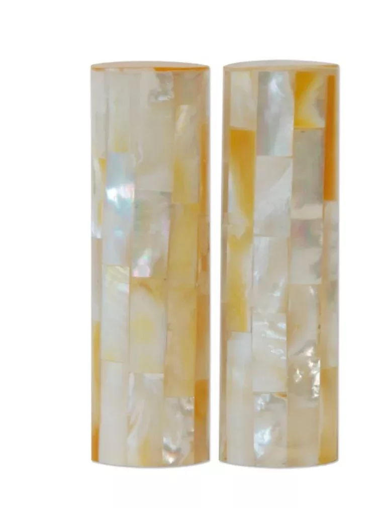 Mother of Pearl Salt & Pepper Shakers