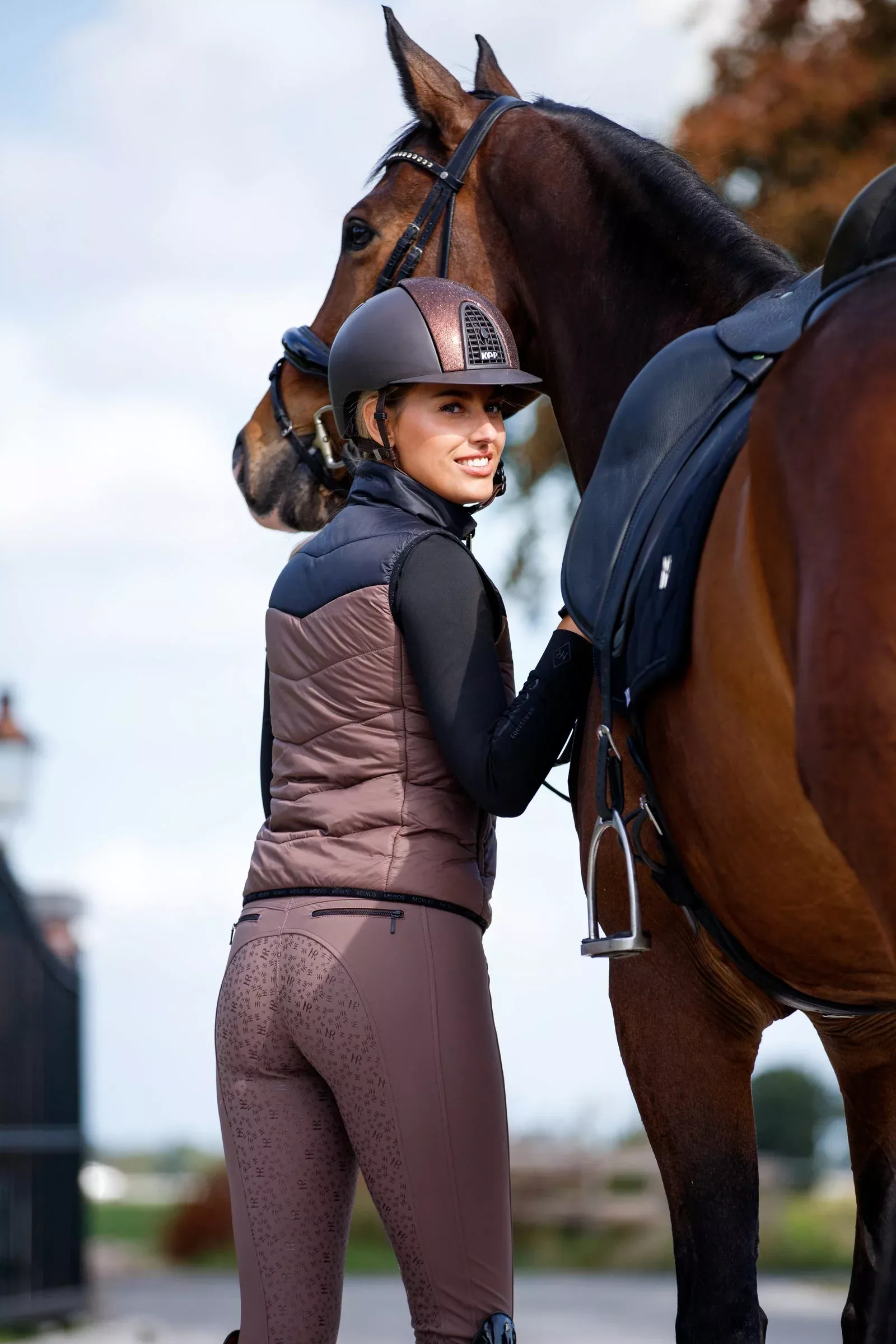 Mrs. Ros Amsterdam Riding Breeches Taupe