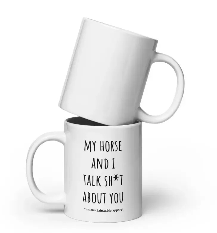 My Horse and I Talk - Jumbo 20 oz mug