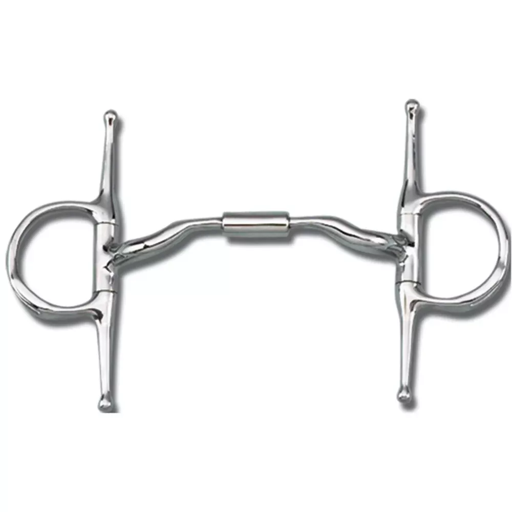 Myler Full Cheek with Hook and Low Port Comfort Snaffle MB 04