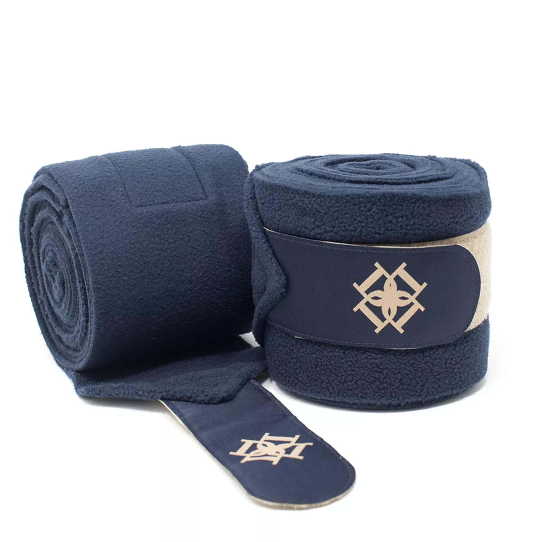 Navy Beige Fleece Bandages