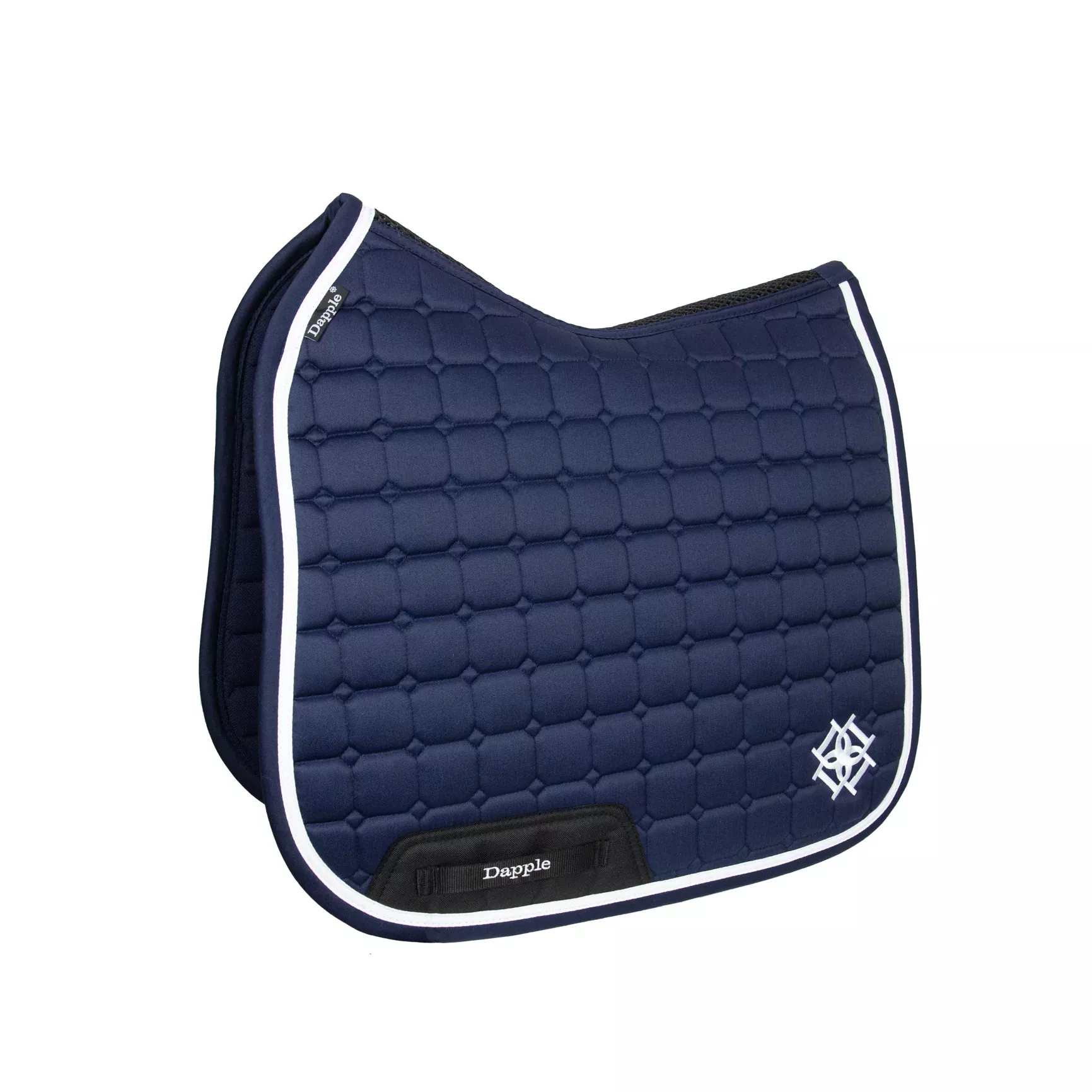 Navy & White Dressage Saddle Pad