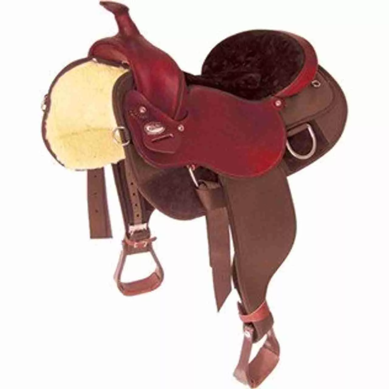 New Fabtron Light Weight Draft Horse Western Saddle 16″ 17″