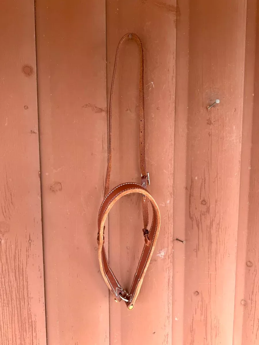 NEW Tie Down Noseband Heavy Oil Harness Leather TD1137