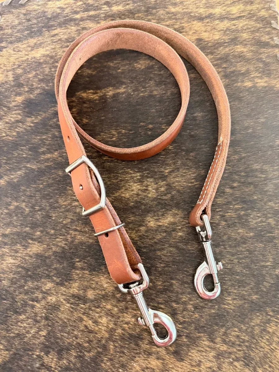 NEW Tie Down Strap Heavy Oil Harness Leather TD1138