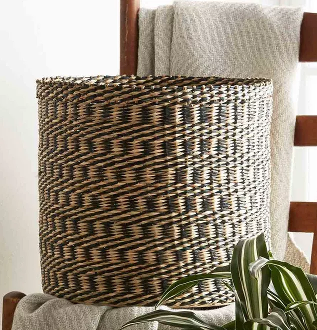 Nihn Binh Basket-Spiral Check-Large