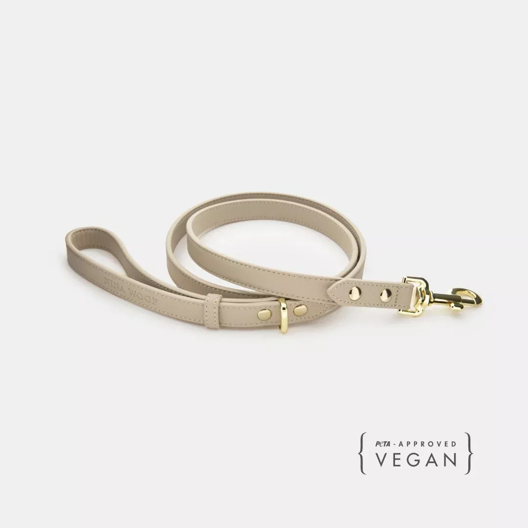 Nina Woof Leash 4ft - Vegan Leather - Cupertino