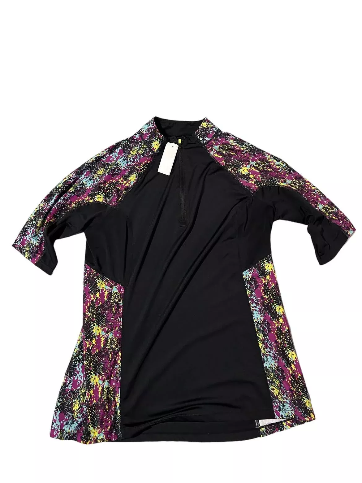 Noble Outfitters Top - Black/Print L - USED