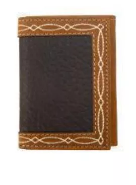 Nocona Boot Stitched Tri-Fold Wallet