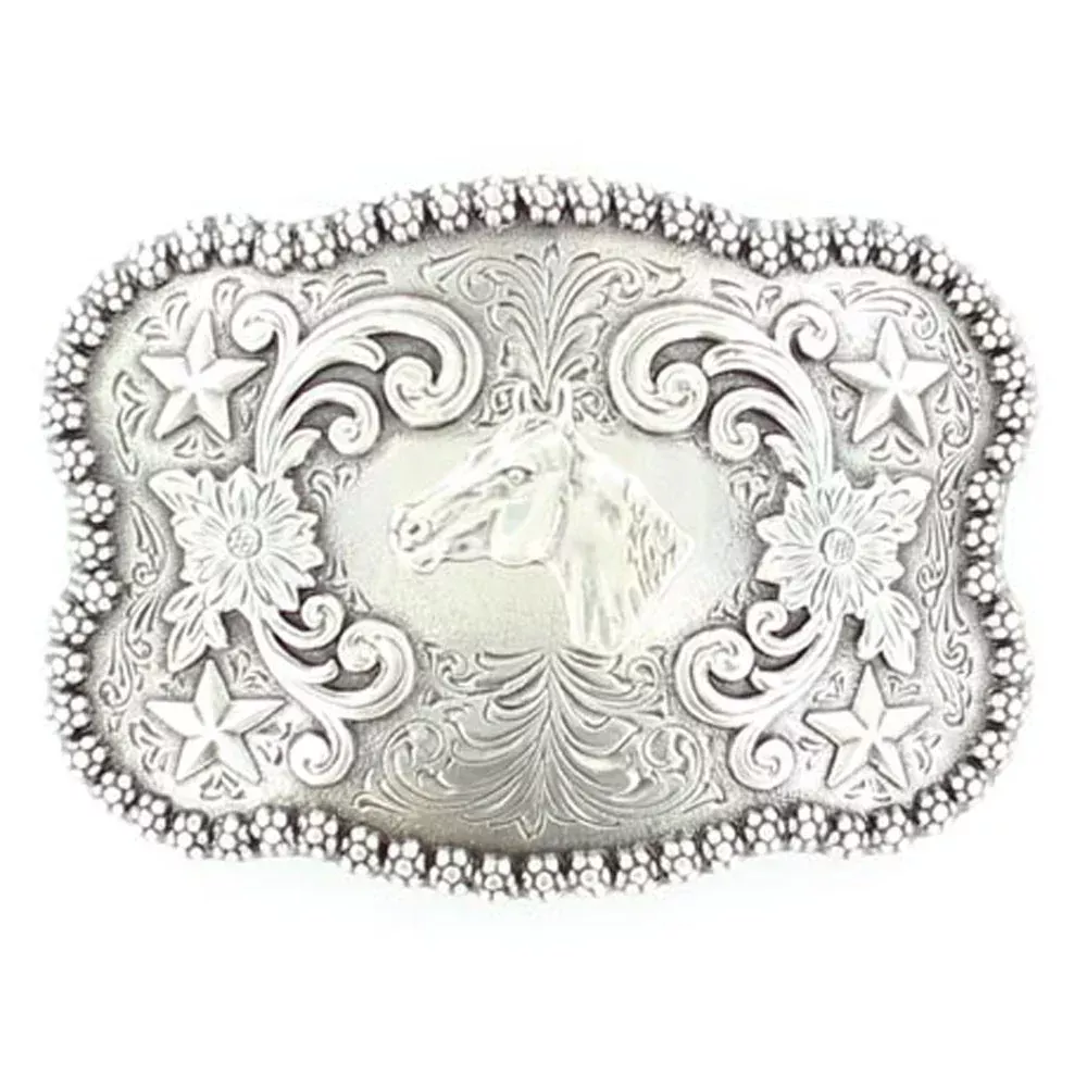 Nocona Horsehead Belt Buckle