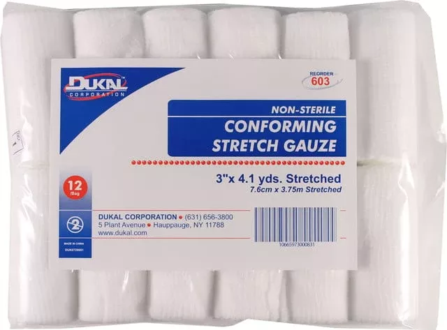 Non-Sterile 4" Conforming Stretch Gauze