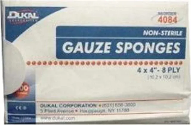 Non-Sterile 4"x4" Gauze Sponges