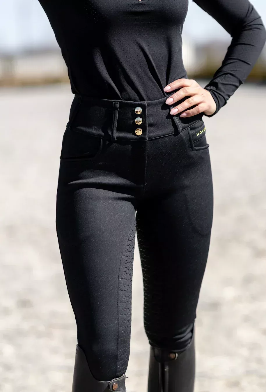 Novella The Perfection Jean Breeches - Black