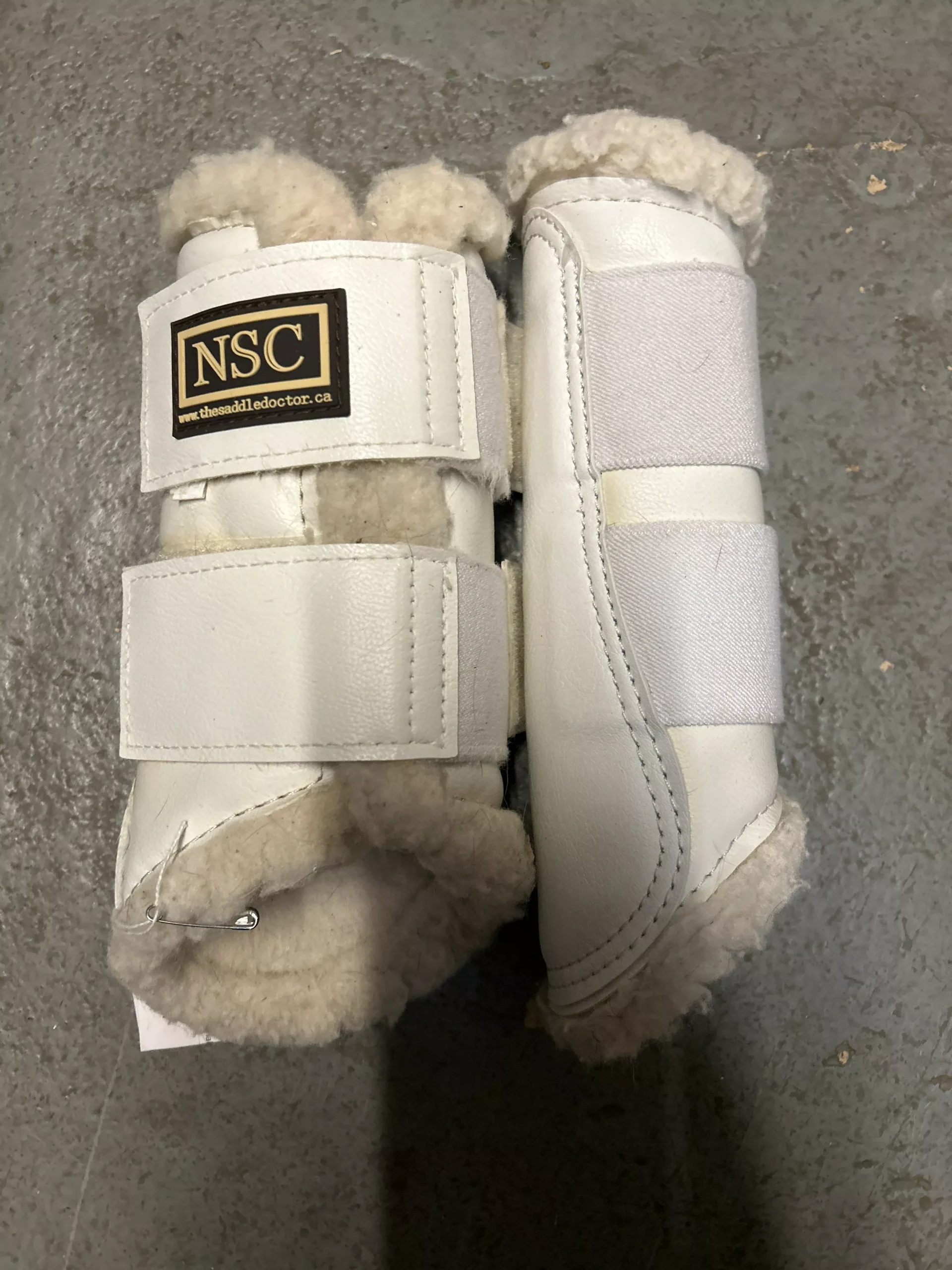 NSC Dressage Boots White Small