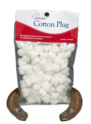NUNN FINER COTTON STUD HOLE PLUGS 100 PACK