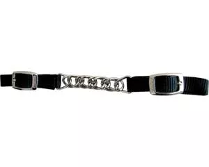 Nylon Web Overlapped Curb Strap, 5/8"