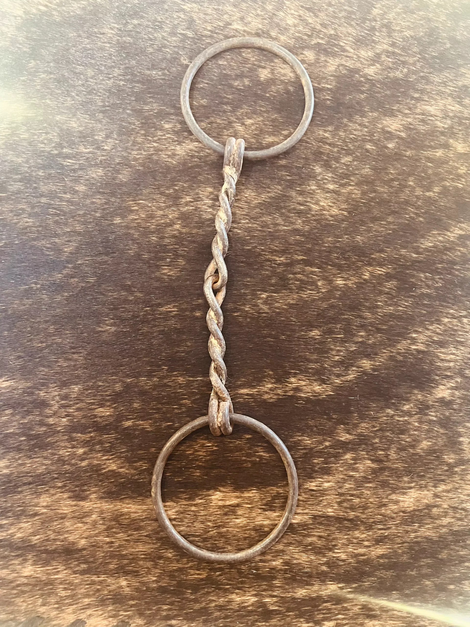 O Ring Snaffle with Twisted Wire Mouth