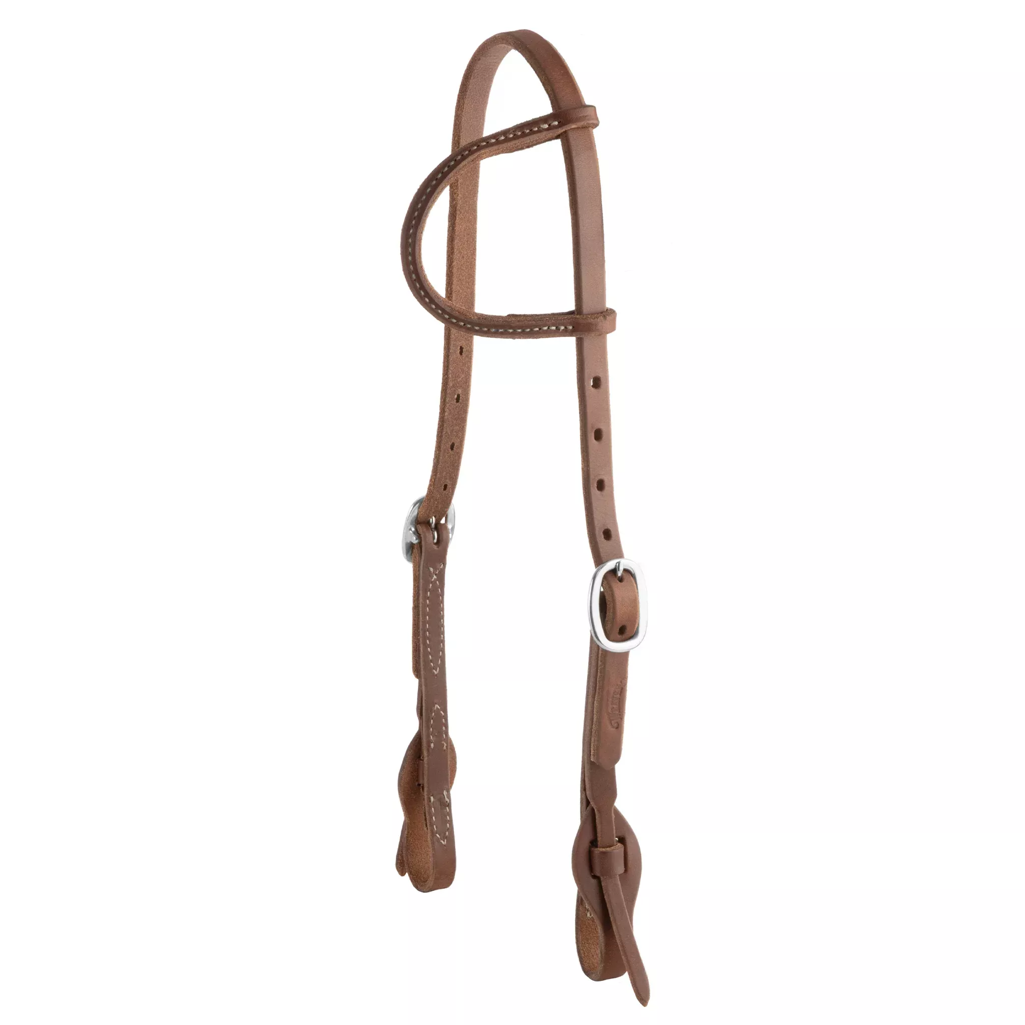 Oiled Hermann Oak Harness Leather Quick Change Headstall