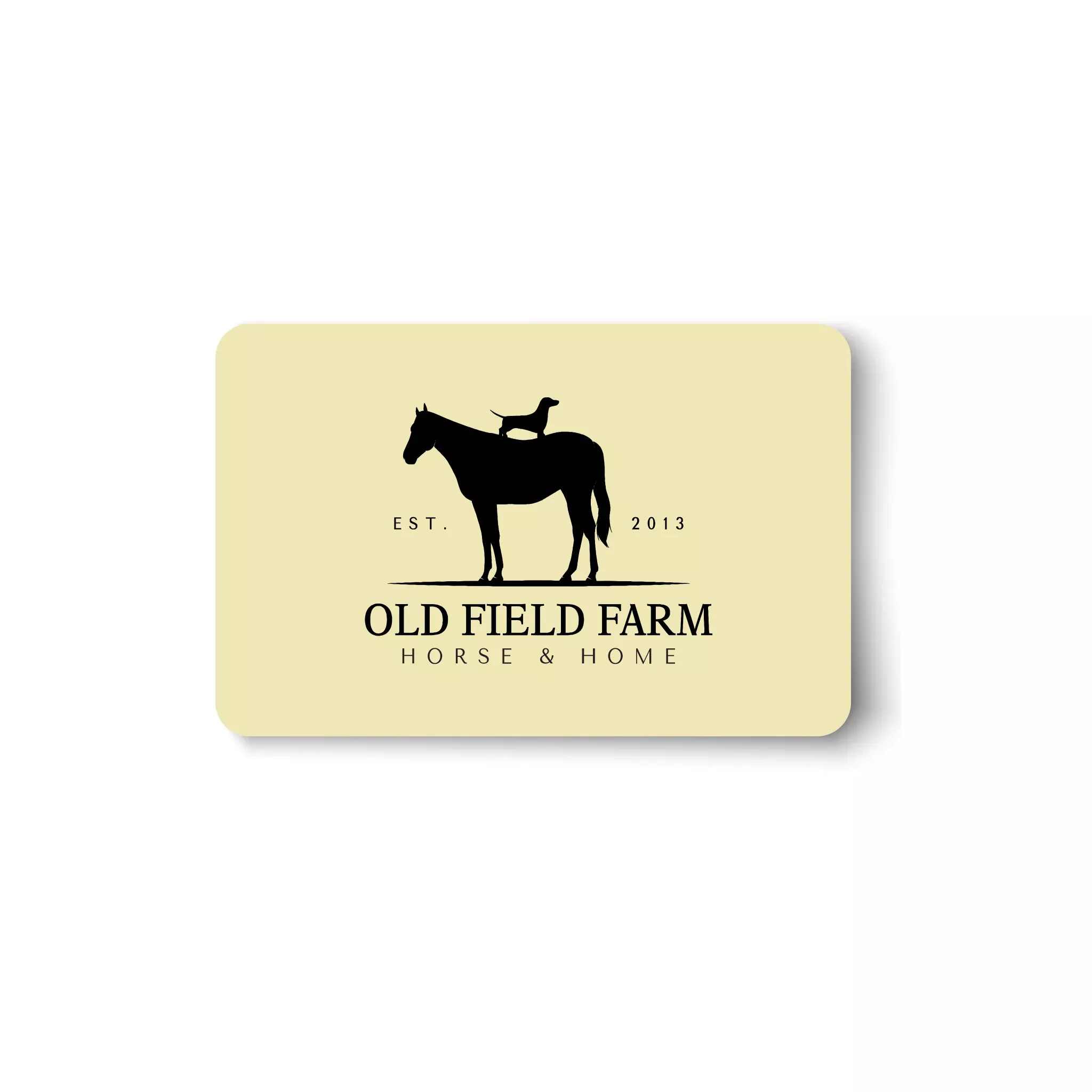 Old Field Farm Horse and Home Gift Card