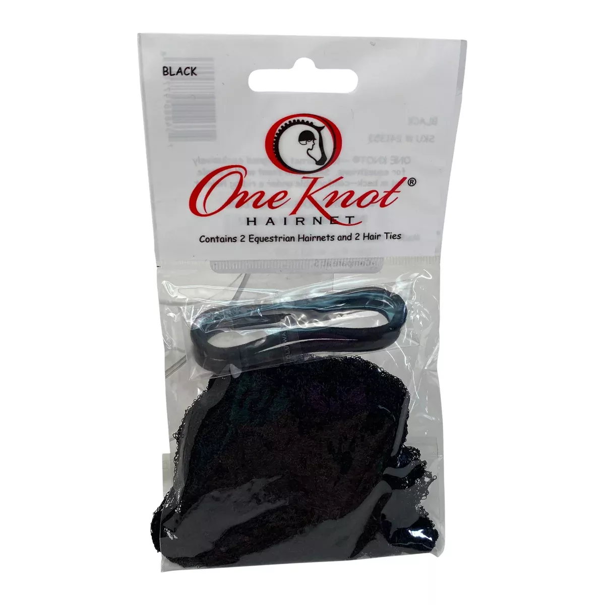 One Knot Hair Net in Black - One Size