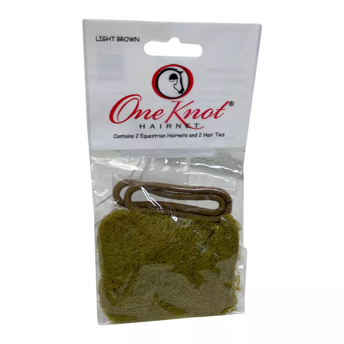 One Knot Hair Net in Light Brown - One Size