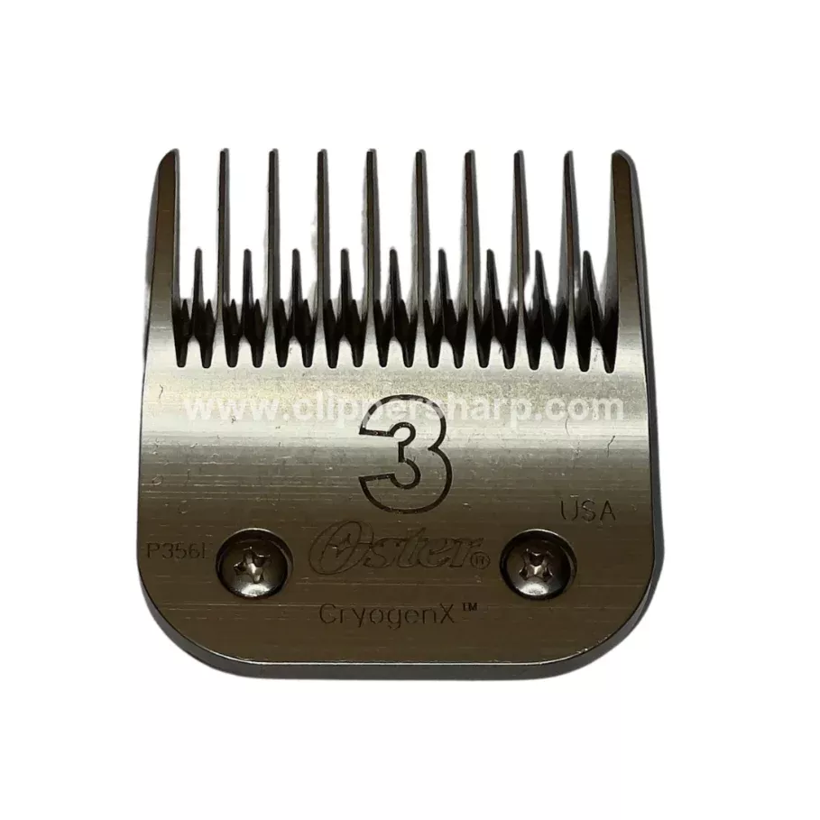 Oster No. 3 Clipper Blade, 13mm Skip Tooth