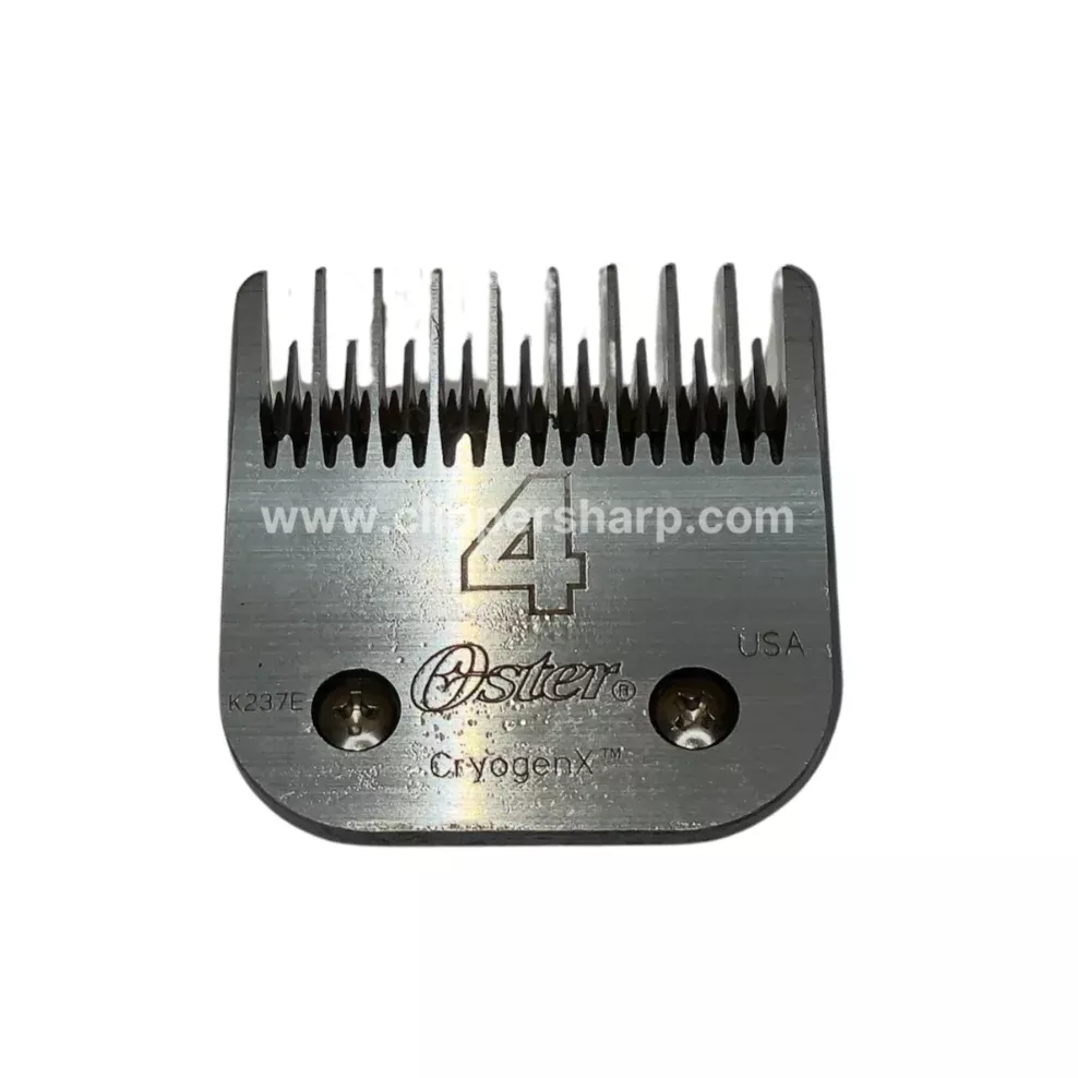 Oster No. 4 Clipper Blade, 9.5mm Skip Tooth