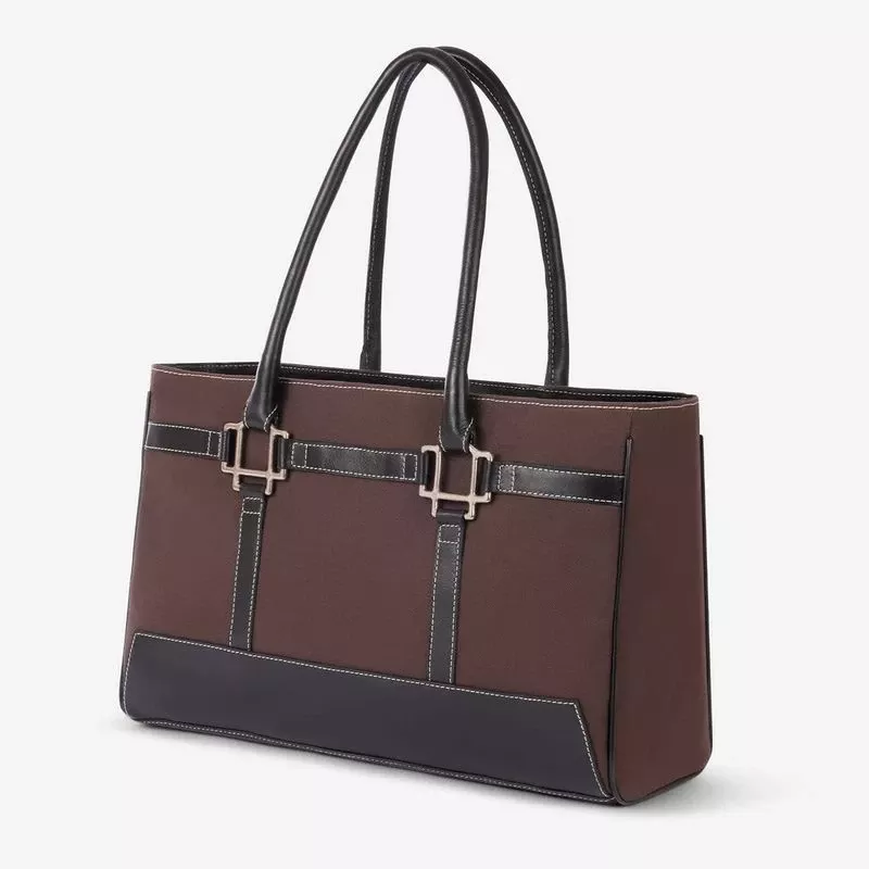 Oughton Derby Work Tote – Heritage Brown/Black