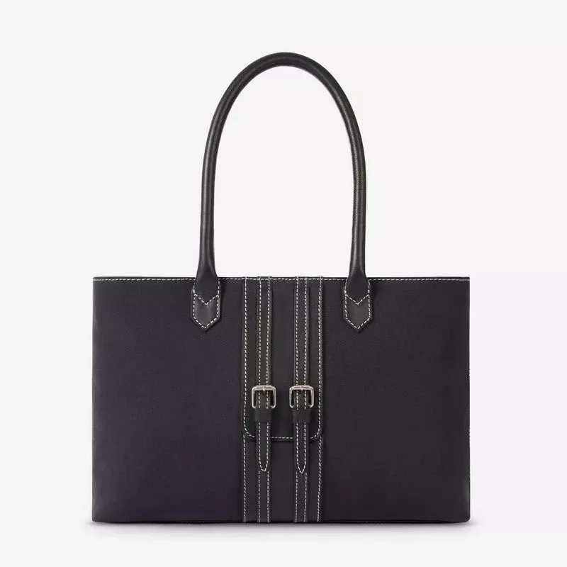 Oughton Half Halt Classic Canvas Handbag – Classic Black