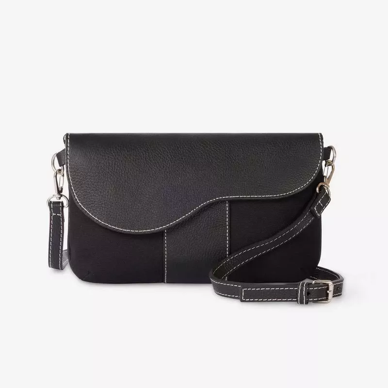 Oughton Paddock Classic Canvas Crossbody – Classic Black
