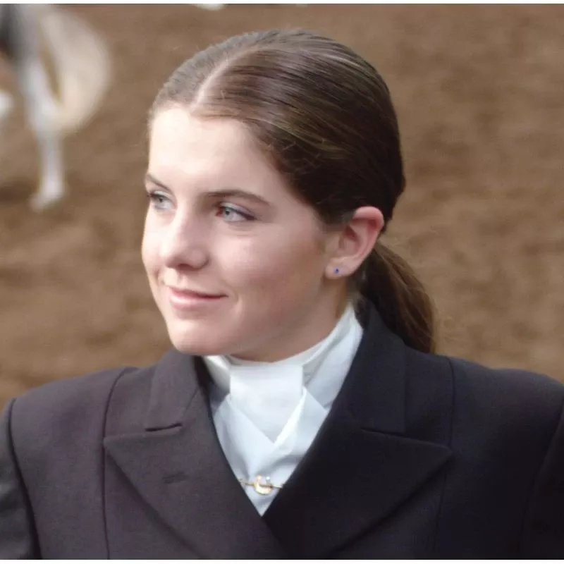Ovation Dri-Tex Ready-Tie Show Stock Tie – White
