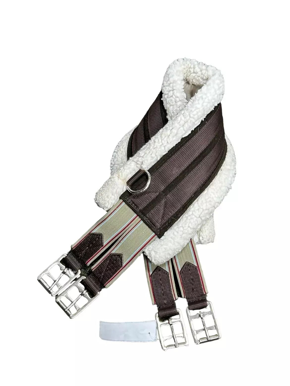 Ovation Fleece Girth - Brown 34" - USED