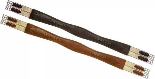 Ovation Pro Fancy Stitched Overlay Girth with Elastic at Both Ends
