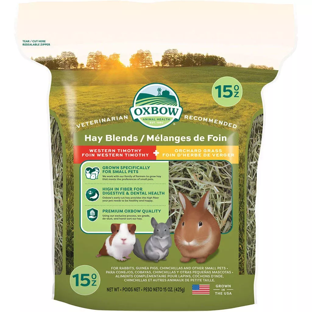 Oxbow Hay Blends Western Timothy & Orchard Hay 15 oz