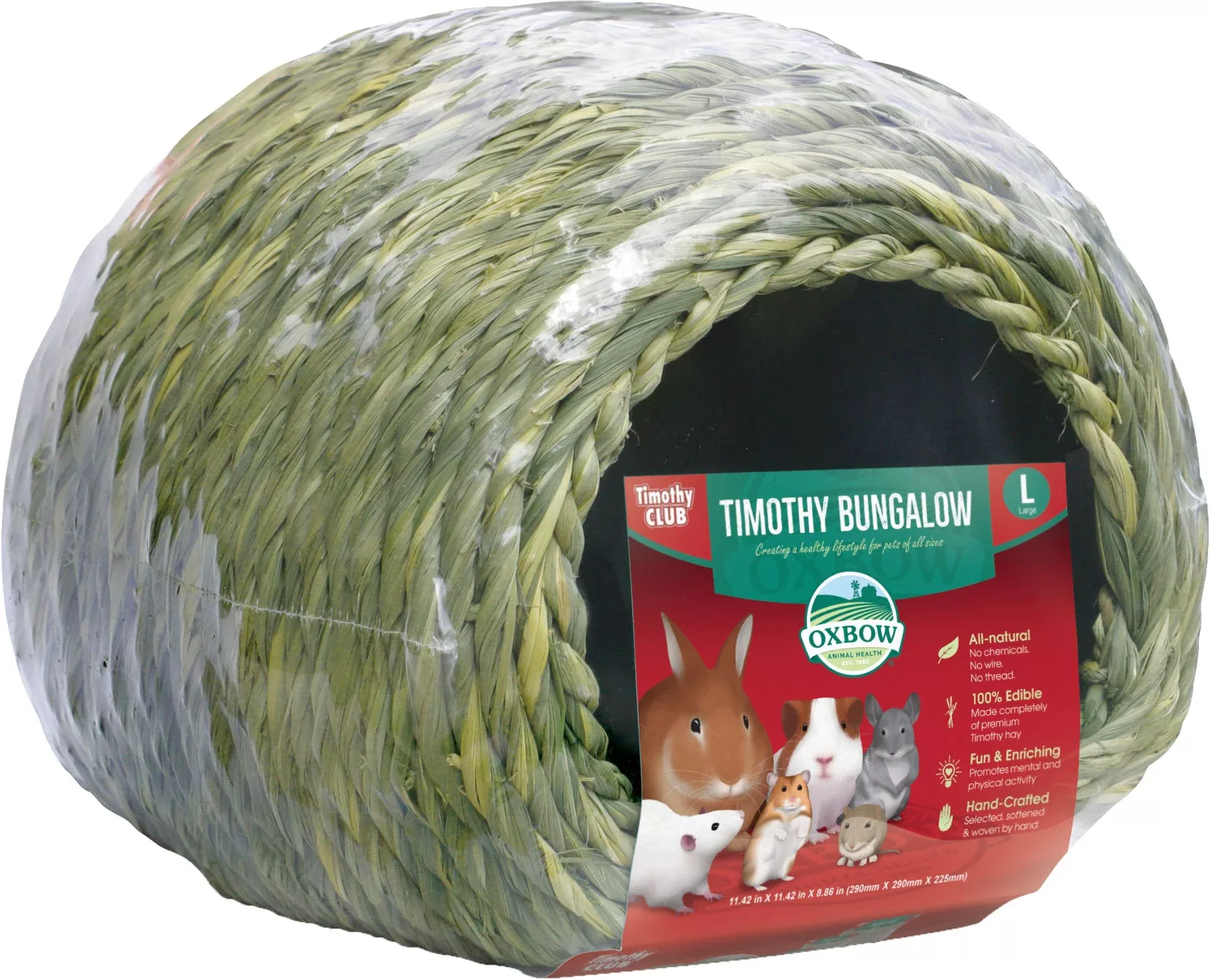 Oxbow Timothy Bungalow Small Animal Hideaway, Large