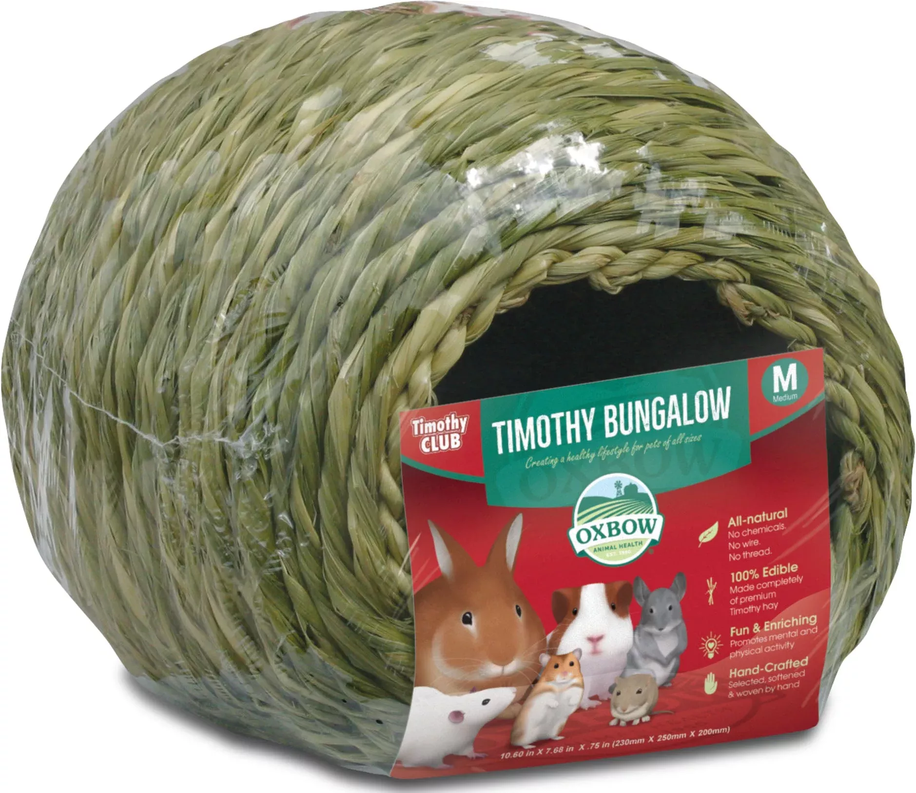 Oxbow Timothy Bungalow Small Animal Hideaway Medium