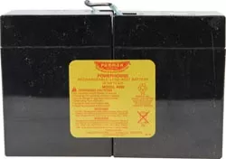 Parmak Replacement Battery for Fencers, 12 Volt, Black